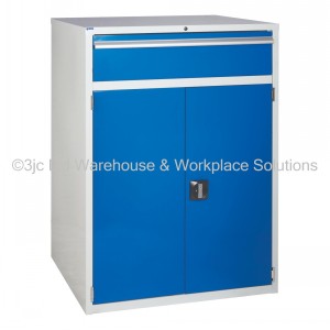 Euroslide Storage Cabinet 1 Drawer & Cupboard 1200mm